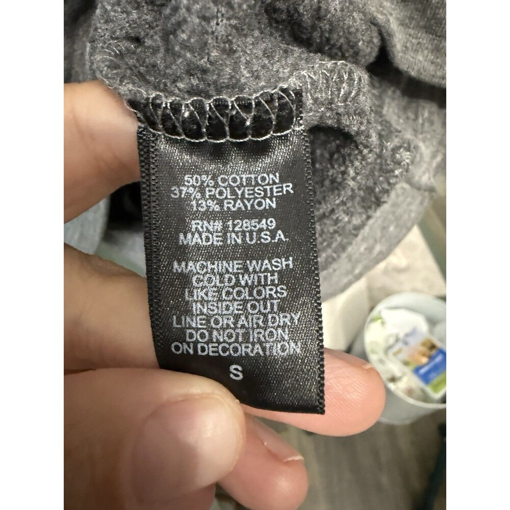 Aviator Nation Venice Gray Relaxed Pullover Hoodie No Drawstring Women S USA - Picture 8 of 8
